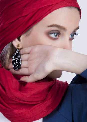 گوشواره طرح سنگ