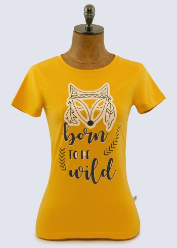تیشرت یقه گرد Fox Girl