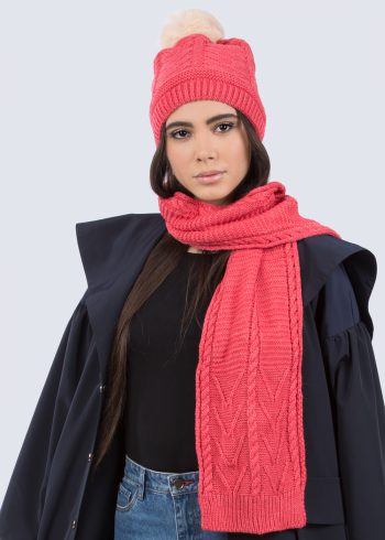 کلاه و شال گردن مدل 8495
