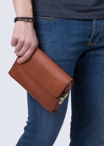 کیف دستی رمزدار چرم طبیعی