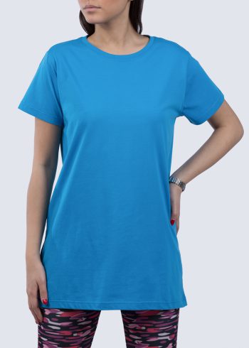 تیشرت یقه گرد لانگ
