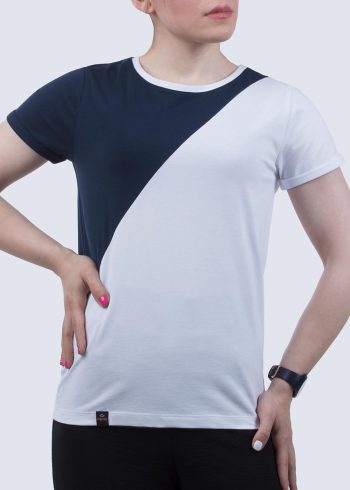 تیشرت یقه گرد چند تکه ای