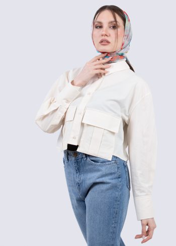 شومیز کراپ زنانه ماهور