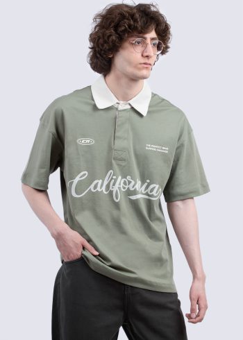 تیشرت یقه دار مردانه California