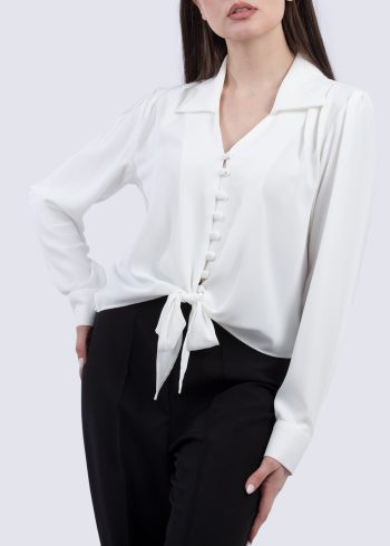 شومیز پاپیونی زنانه