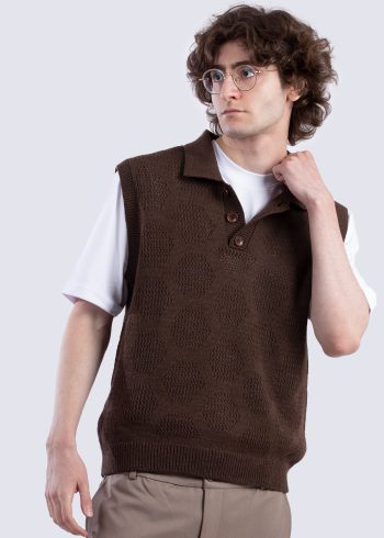 ژیله بافت مردانه مدل لوزی