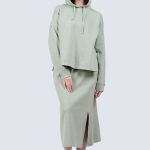 ست هودی و دامن زنانه یاس