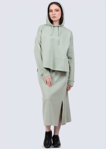 ست هودی و دامن زنانه یاس