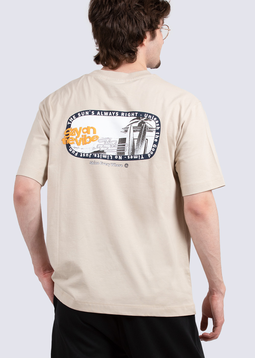 تیشرت مردانه مدل وایب