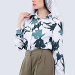 شومیز سیلک برگ