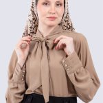 شومیز حریر زنانه پاپیون