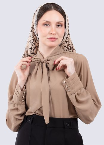 شومیز حریر زنانه پاپیون