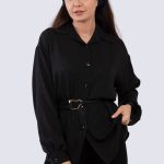 شومیز زنانه مدل کمربند دفرمه