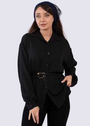 شومیز زنانه مدل کمربند دفرمه